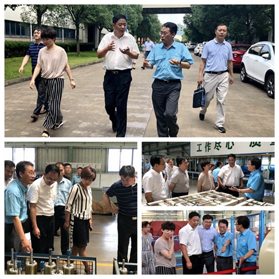 皖南電機(jī)省質(zhì)量獎：評審組實地考察